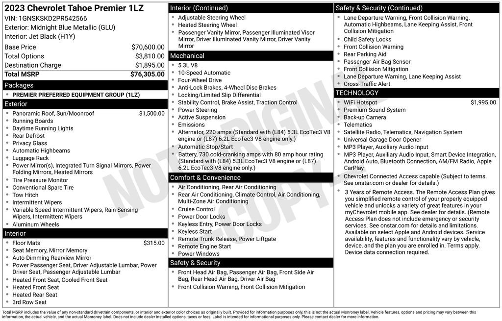 Used 2023 Blue Chevrolet Premier image 18