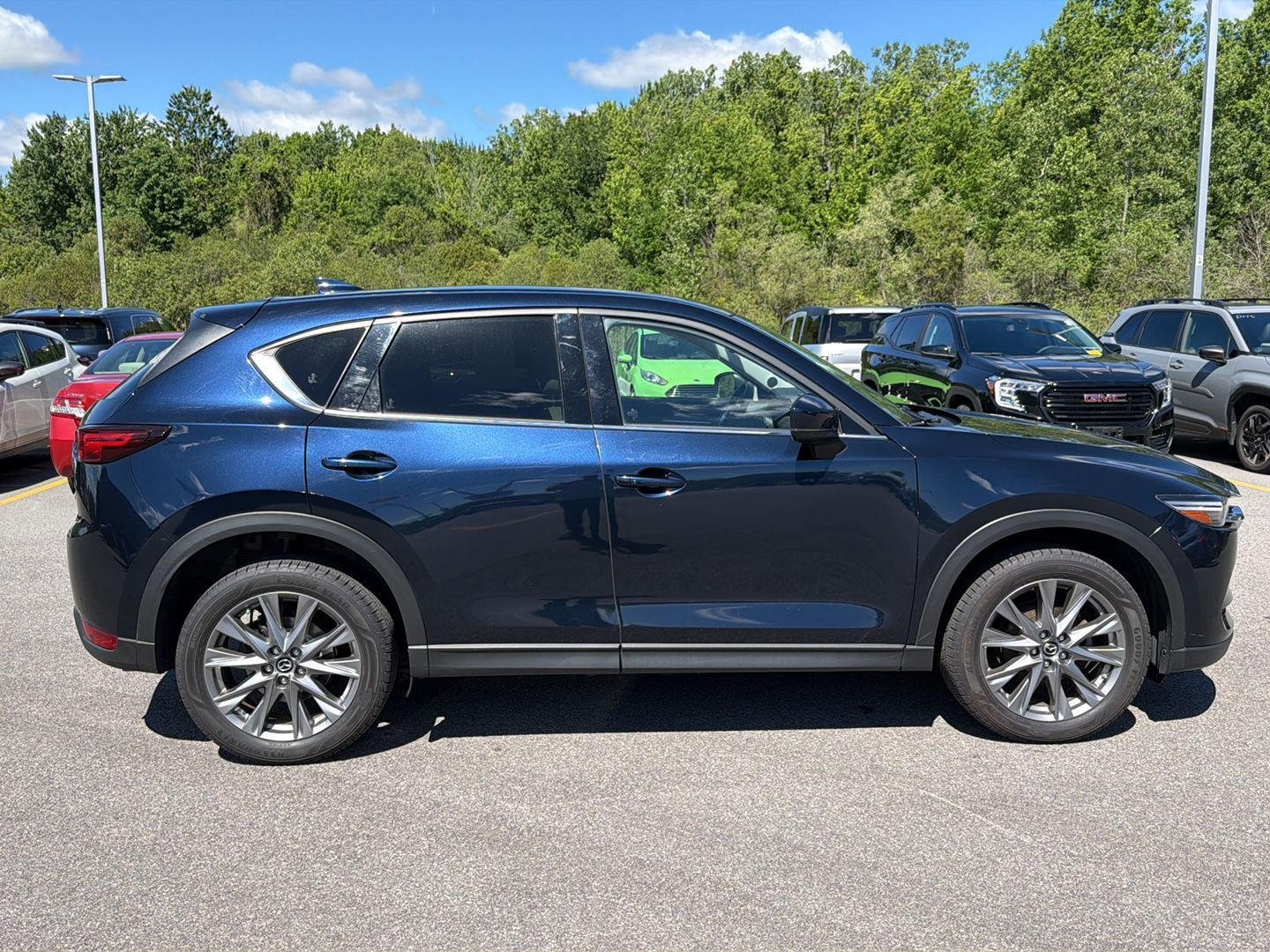 Used 2020 Deep Crystal Blue Mica Mazda Grand Touring image 3