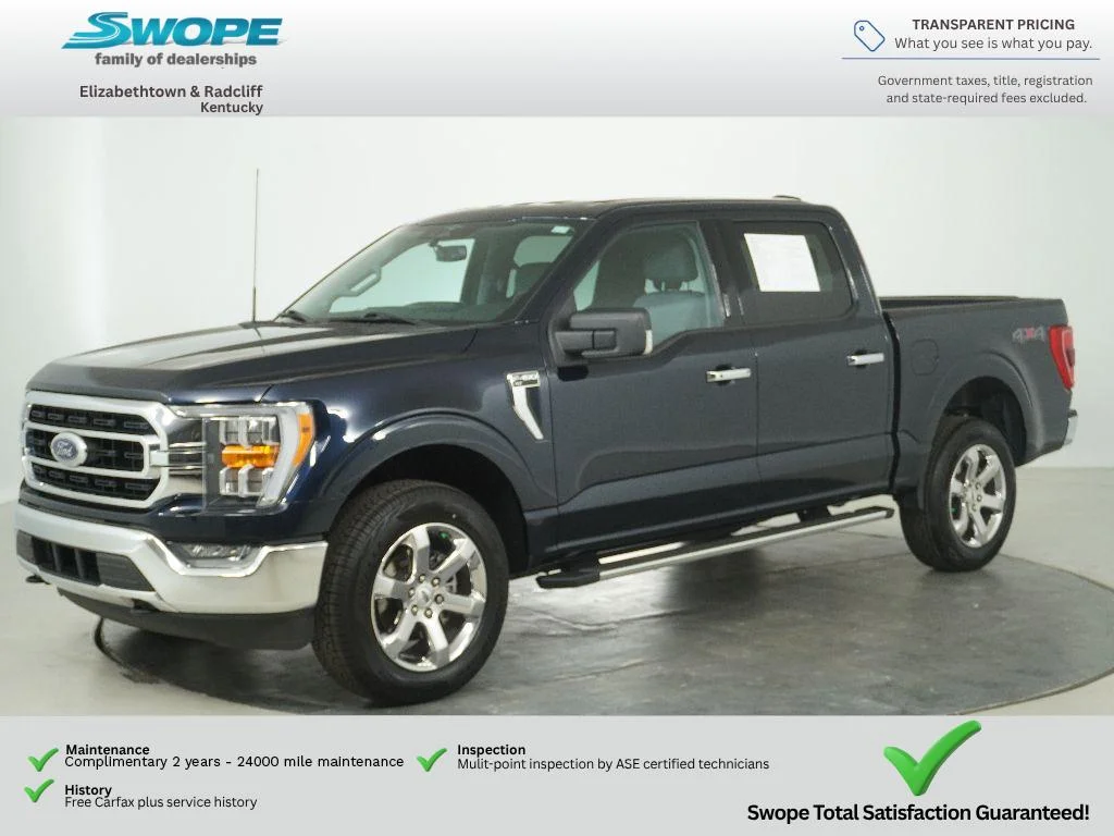 Certified Used 2023 Blue Ford XLT image 10