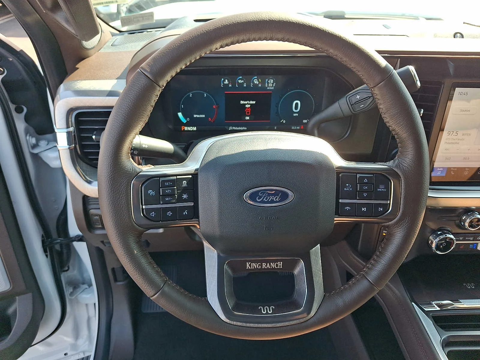 New 2026 Star White Metallic Tri-Coat Ford F-350® King Ranch TSPORT image 15