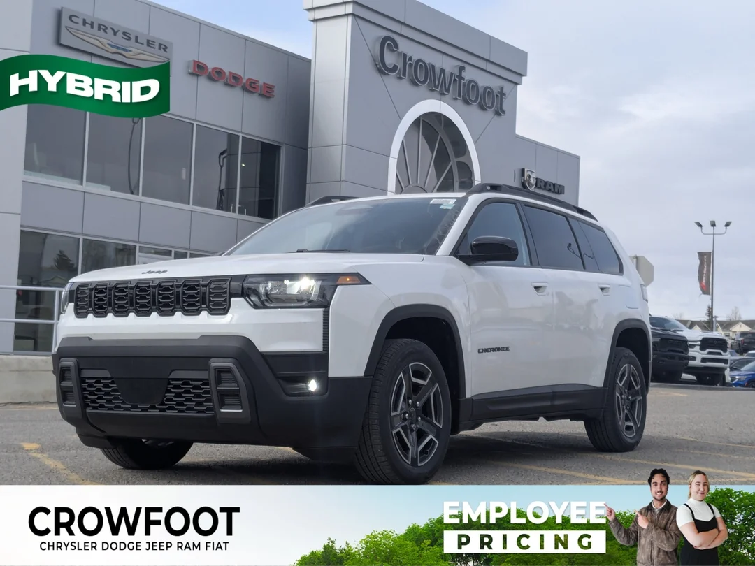New 2026 White Jeep Laredo - - 4x4 - 1.6L Turbo Hybrid - Uconnect 5 w/ 12.3 Screen & More! image 1
