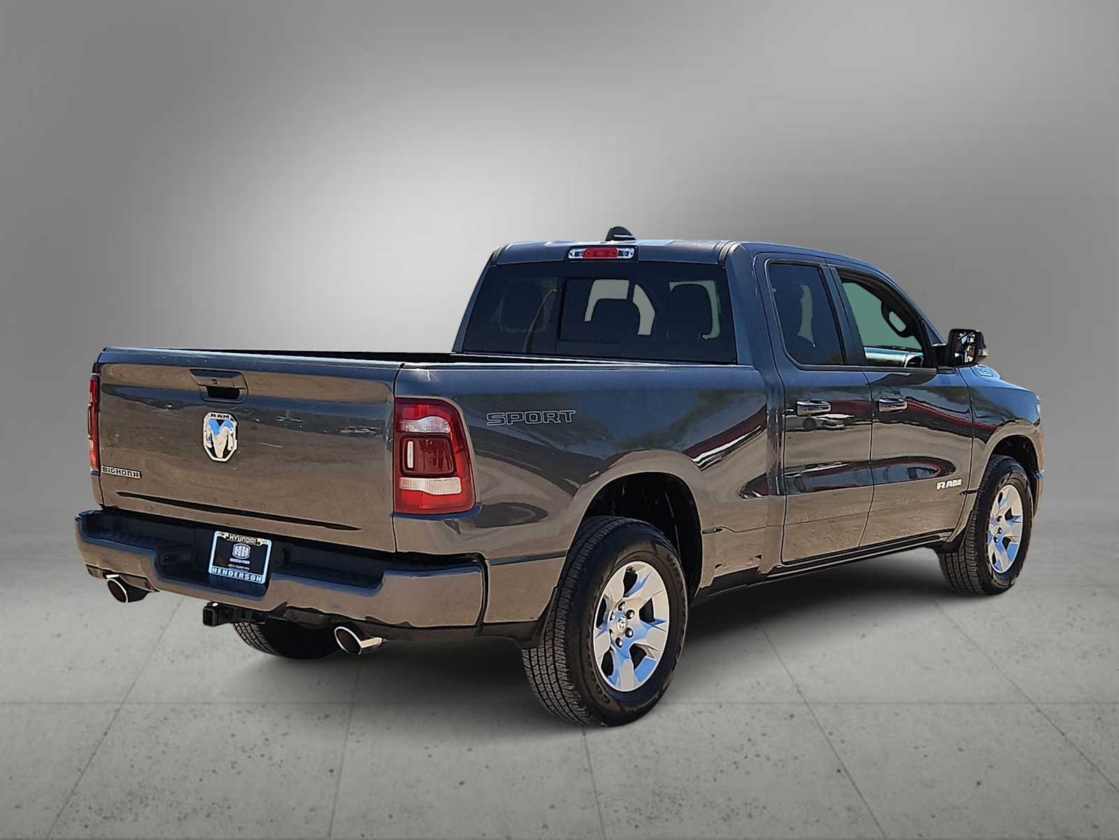 Used 2023 Granite Crystal Metallic Clearcoat Ram Big Horn image 8