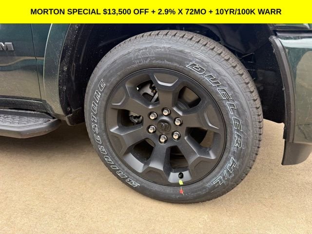New 2026 Serrano-Green Metallic Exterior Paint Ram Big Horn/Lone Star image 4