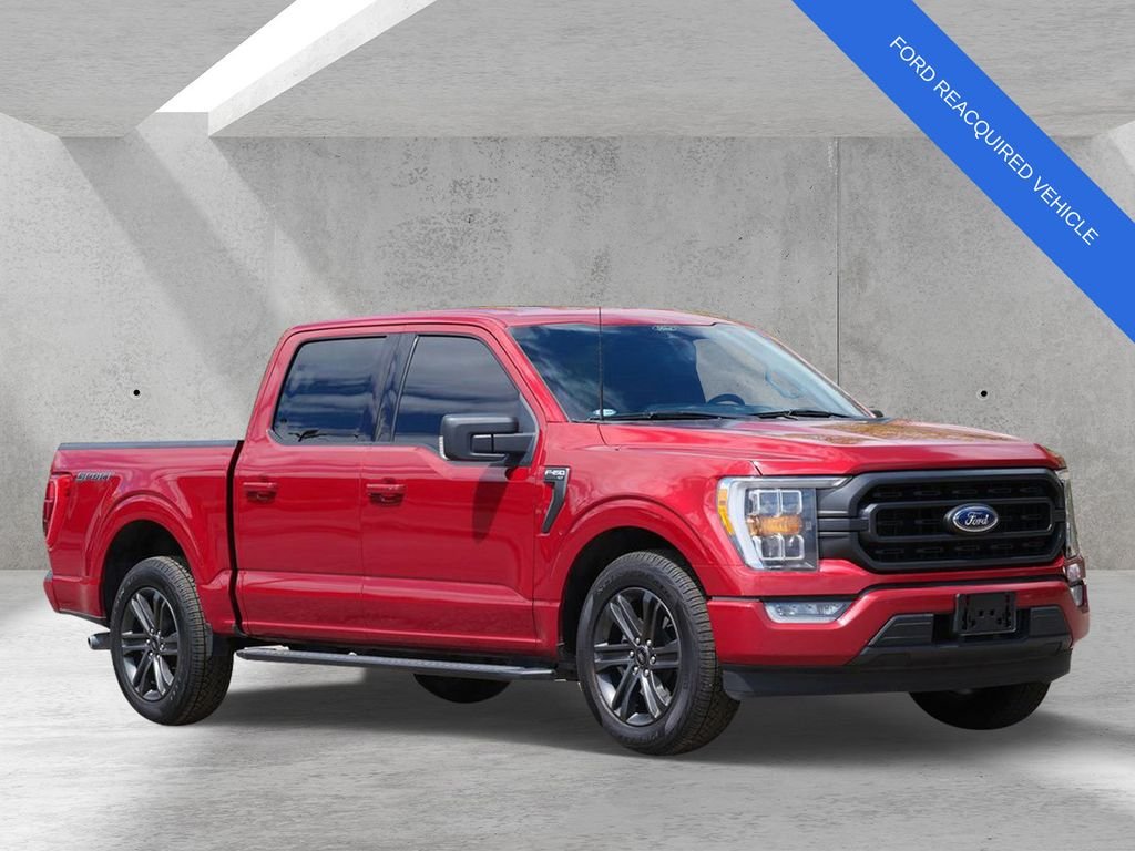 Used 2022 Red Ford XLT image 1
