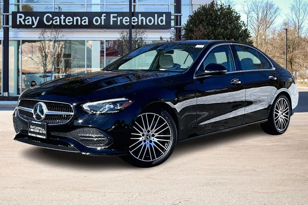 Certified Used 2022 Black Mercedes-Benz C 300 image 1