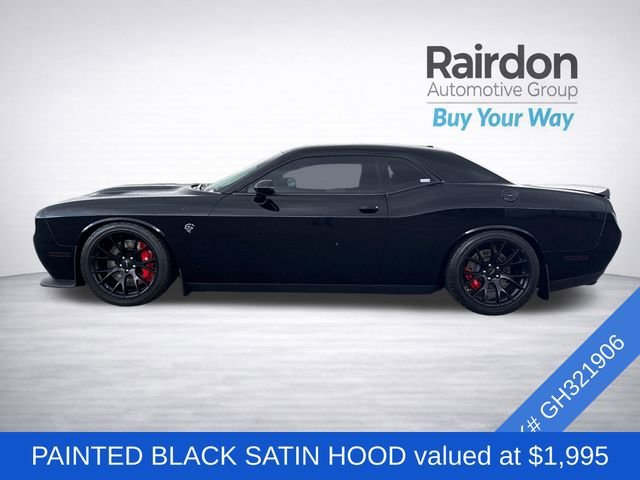 Used 2016 Pitch Black Clearcoat Dodge SRT Hellcat image 4