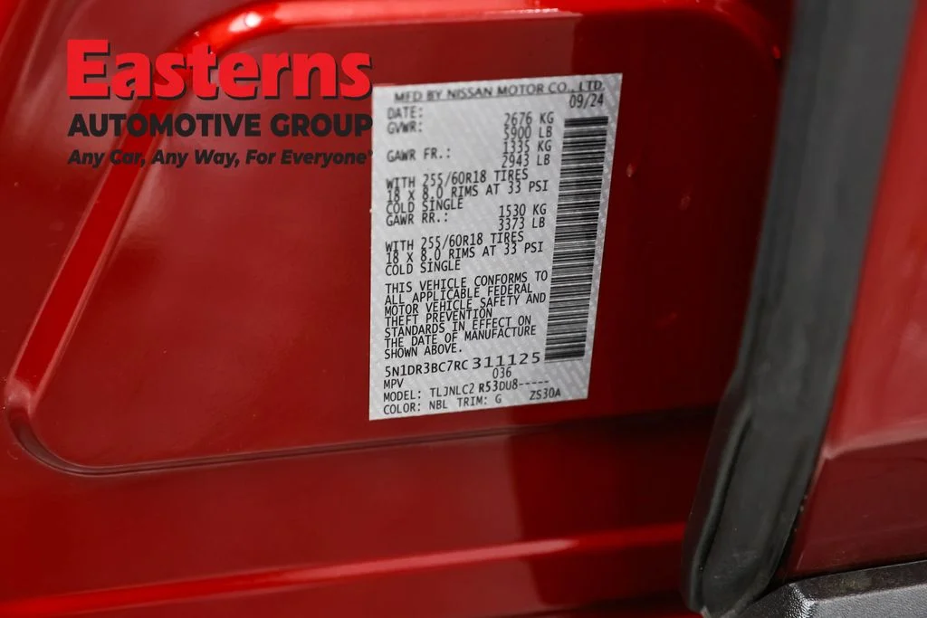 Used 2024 Red Nissan SV image 37