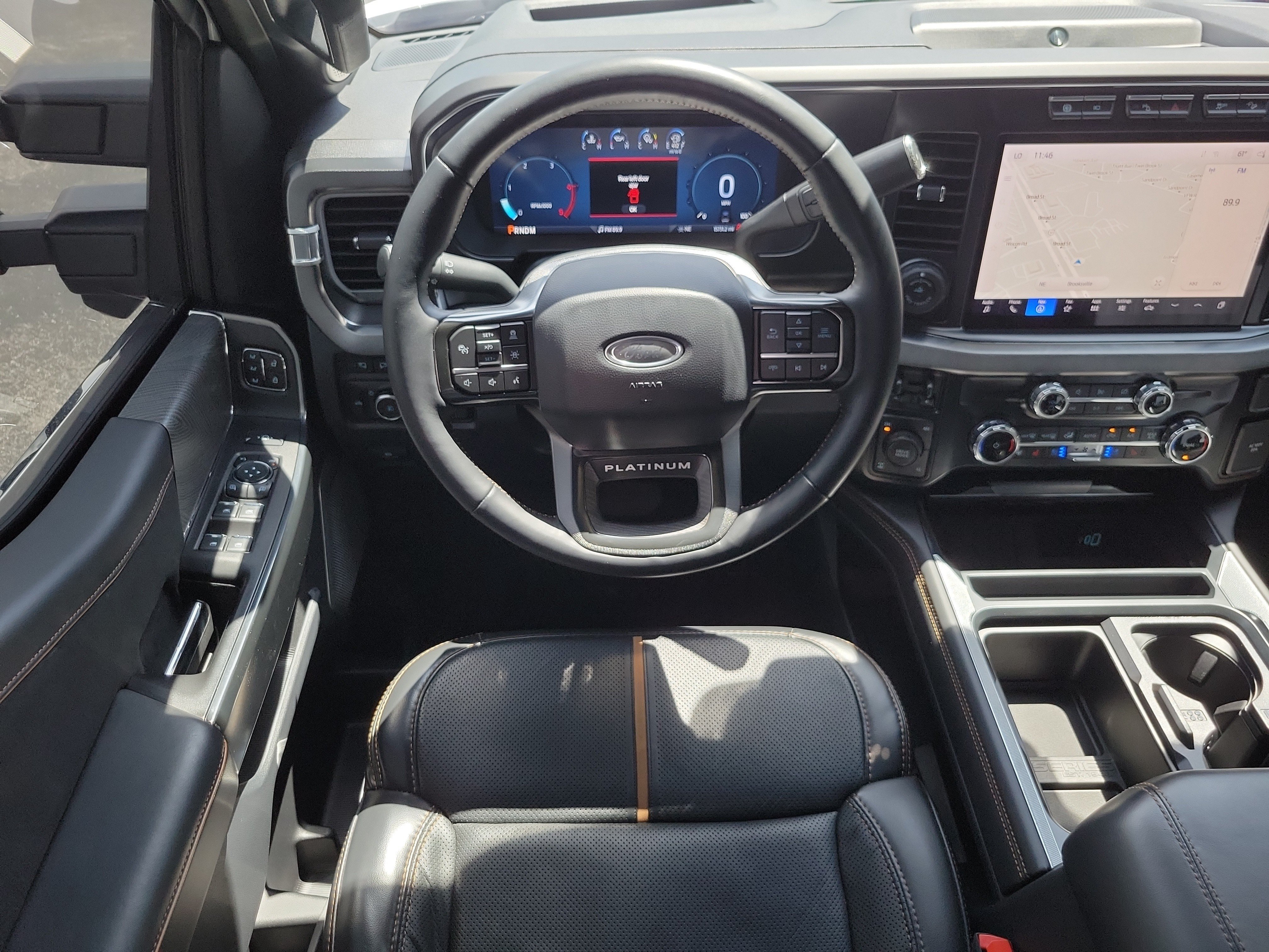 Used 2024 Star White Metallic Tri-Coat Ford Platinum image 22