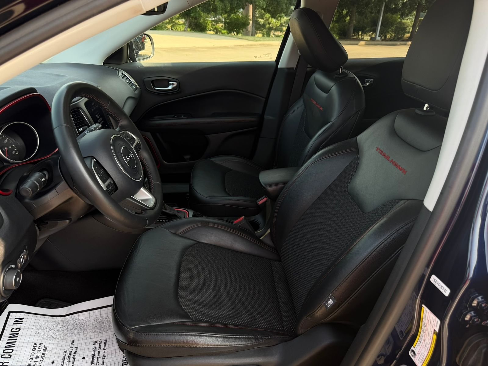 Used 2019 Jazz Blue Pearlcoat Jeep Trailhawk image 10