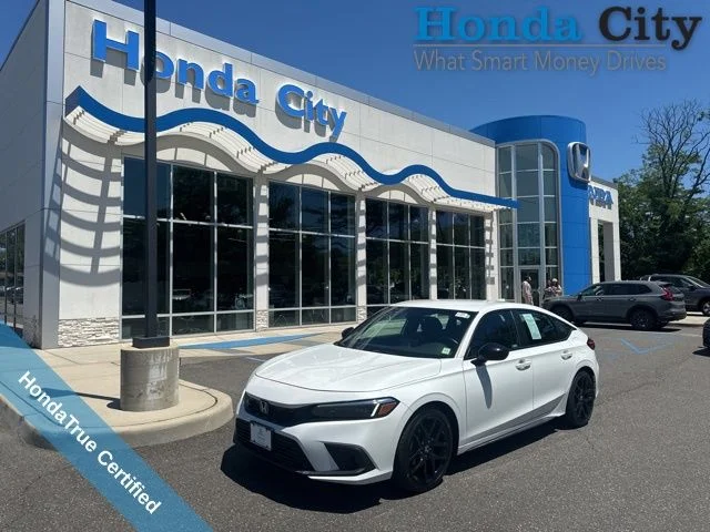 Certified Used 2023 Platinum White Pearl Honda Sport image 1