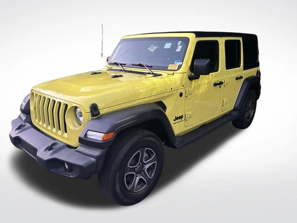 Used 2023 Yellow Jeep Sport S image 2