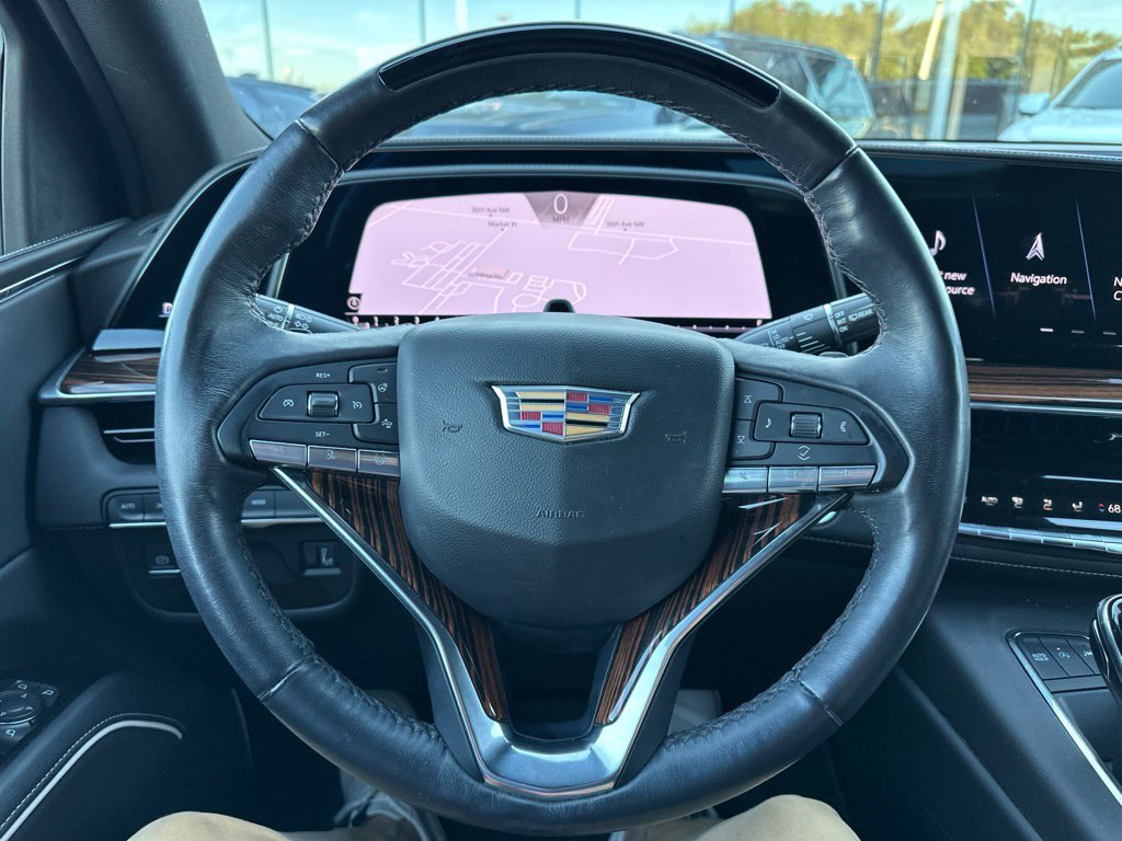 Used 2023 White Cadillac Premium Luxury image 8