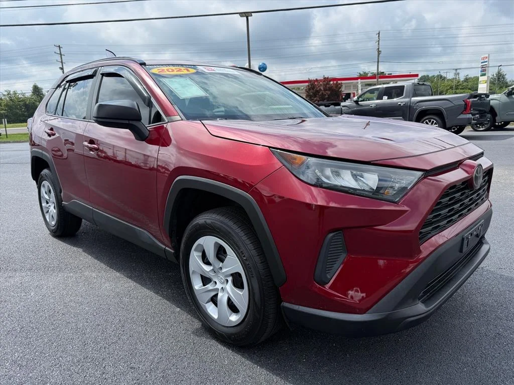 Certified Used 2021 Pearl Toyota LE image 2