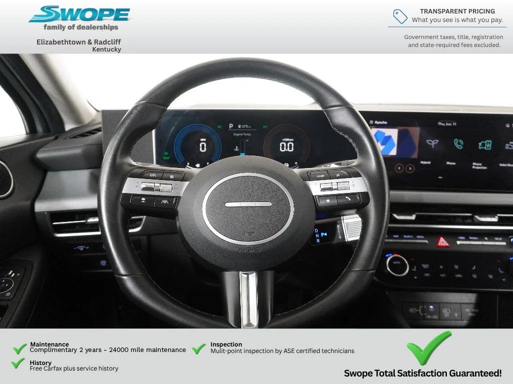 Used 2024 Aero Silver Hyundai SEL image 16