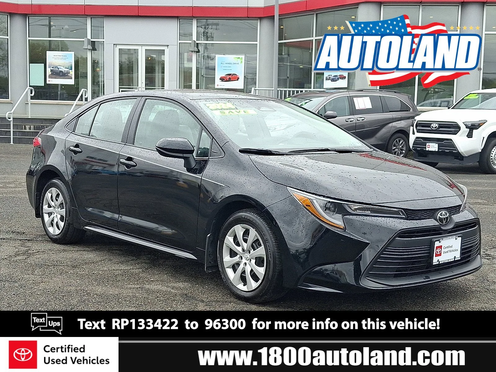 Used 2024 Midnight Black Metallic - 218 Toyota LE image 1