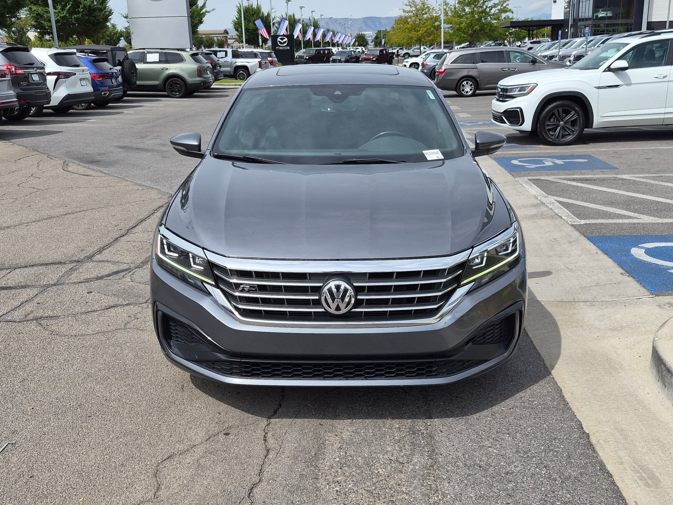 Used 2021 Platinum Gray Metallic Volkswagen 2.0T R-Line image 8
