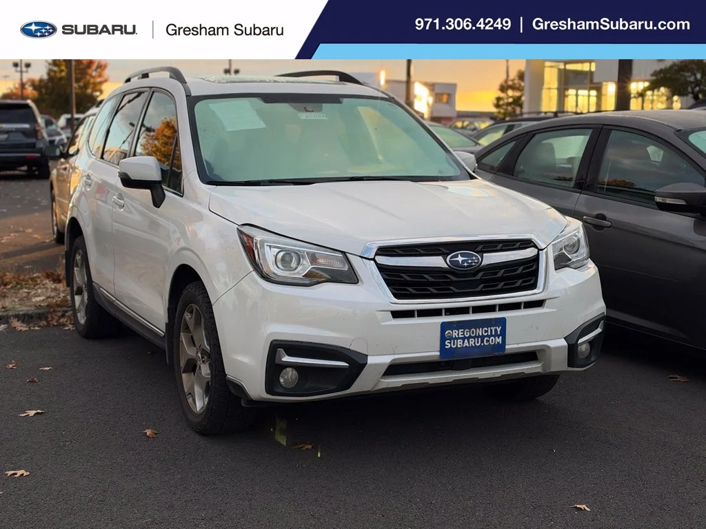 Used 2018 Crystal White Pearl Subaru 2.5i Touring image 1
