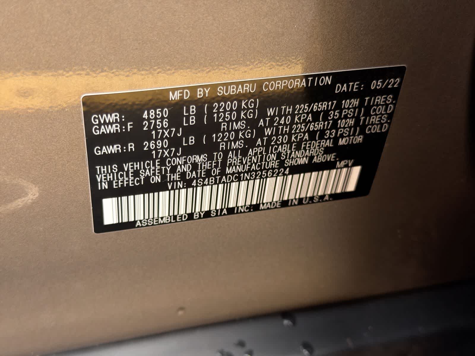 2022 Subaru Outback Premium - Photo 36