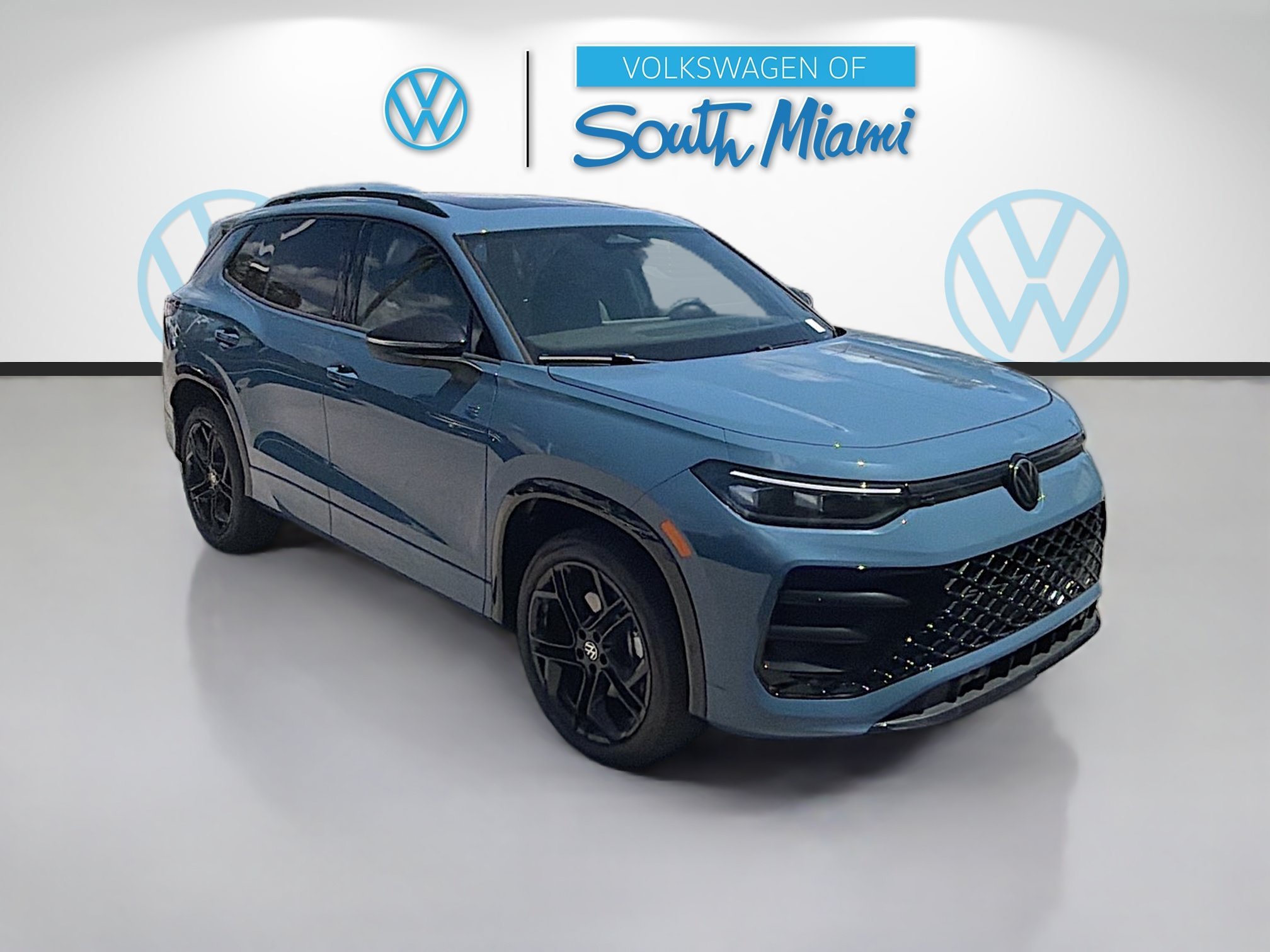 New 2026 Blue Volkswagen SE R-Line Black image 1