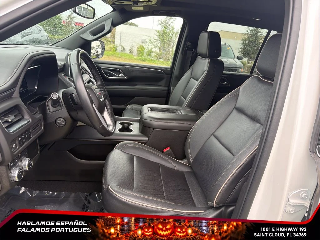 Used 2022 WHITE FROST TRICOAT GMC SLT image 14