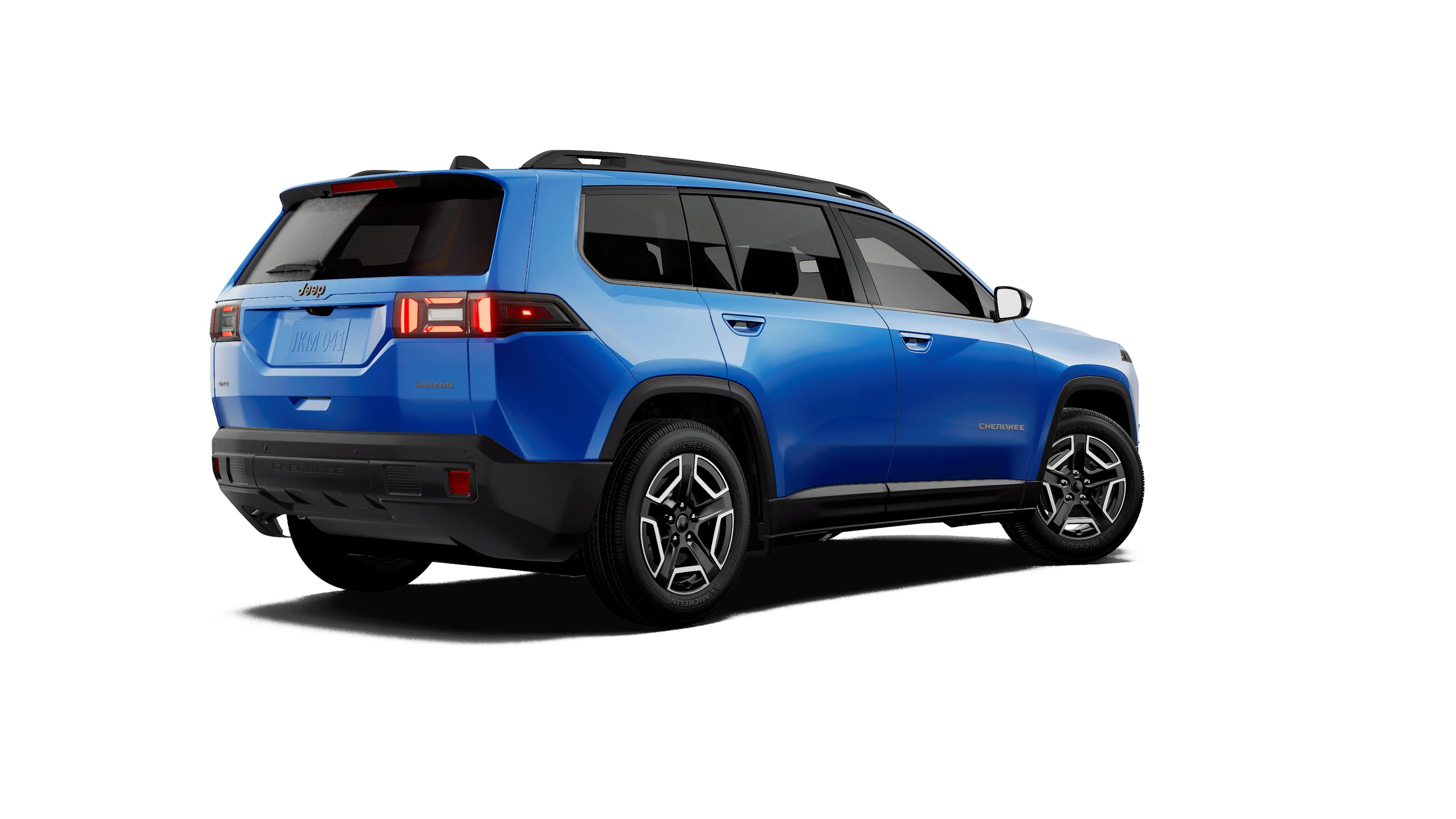 New 2027 Hydro Blue Pearl-Coat Paint Jeep Laredo image 28