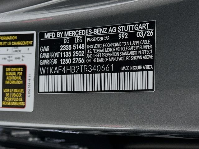 New 2026 Selenite Grey Metallic Mercedes-Benz C 300 image 31