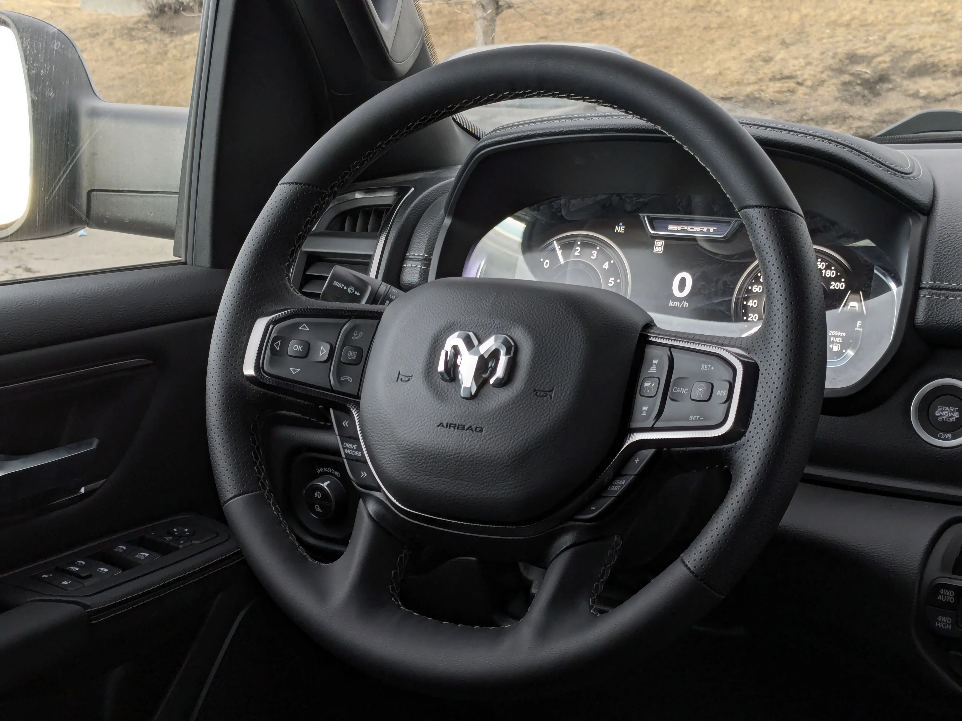 New 2026 Black RAM Sport - - Panoramic Sunroof - Sport Performance Hood - Hurricane Turbo - 3.92 Axle & More! image 17