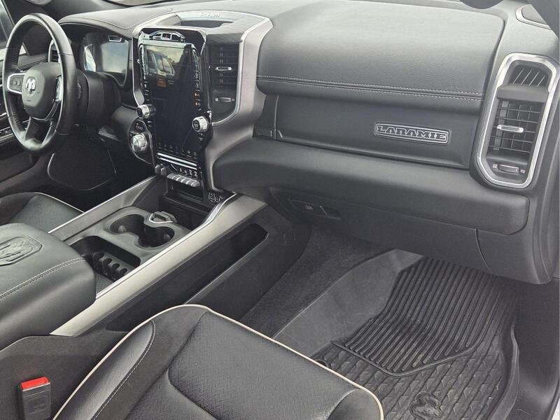 Used 2023 Bright White Clearcoat RAM Laramie 4x4 Crew Cab 5