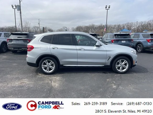 Used 2020 BMW X3 30i with VIN 5UXTY5C04L9C56383 for sale in Niles, MI