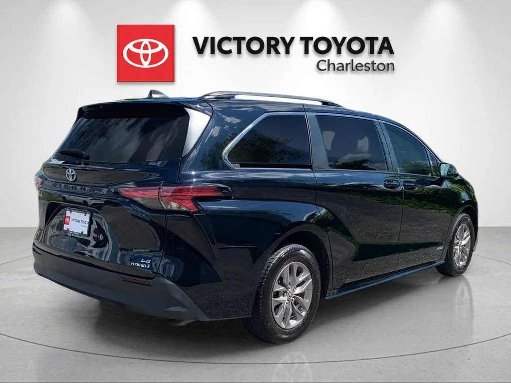 Used 2021 Black Toyota LE image 7