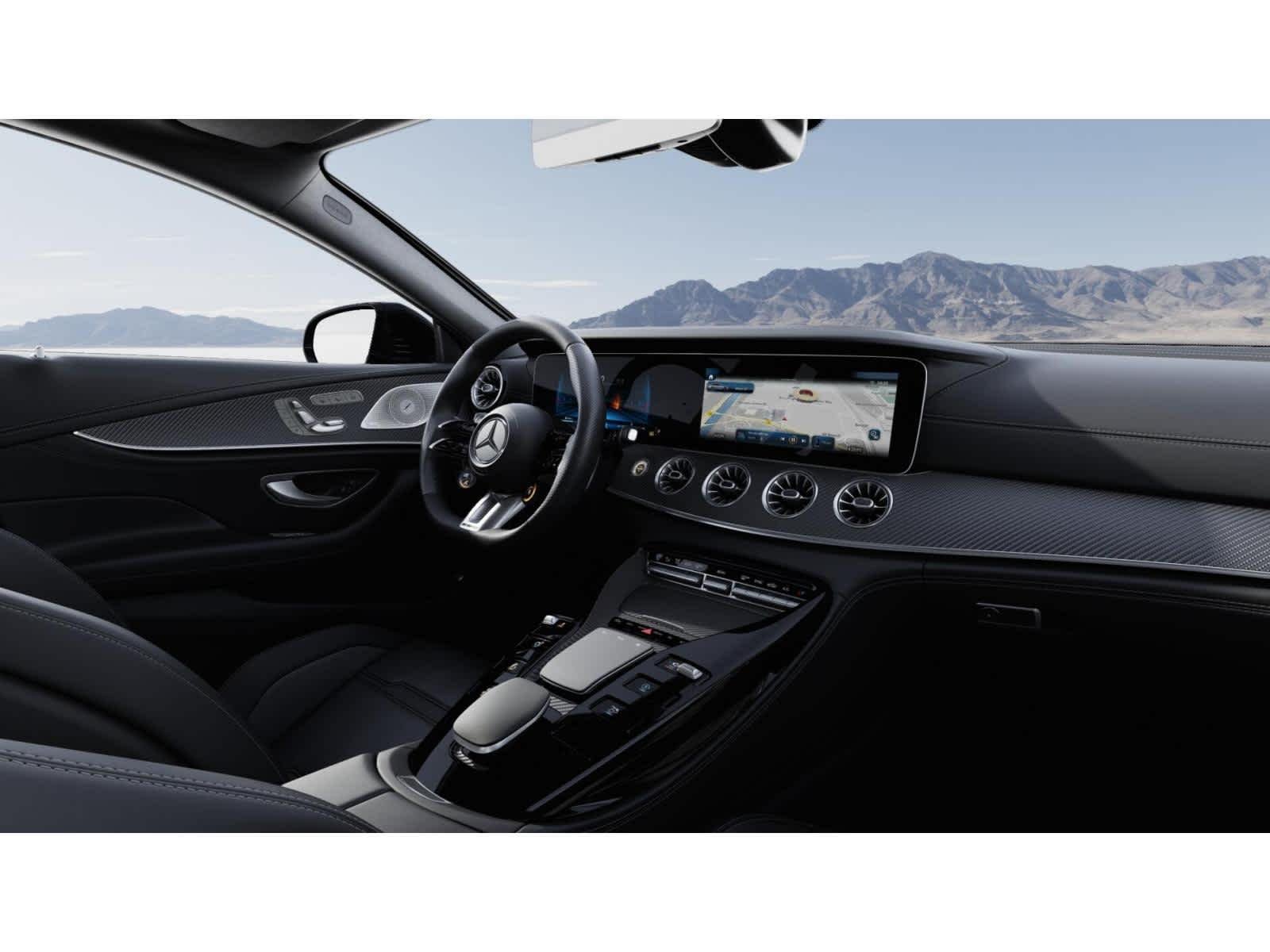 New 2026 Obsidian Black Metallic Mercedes-Benz AMG® GT 53 4-Door Coupe image 5