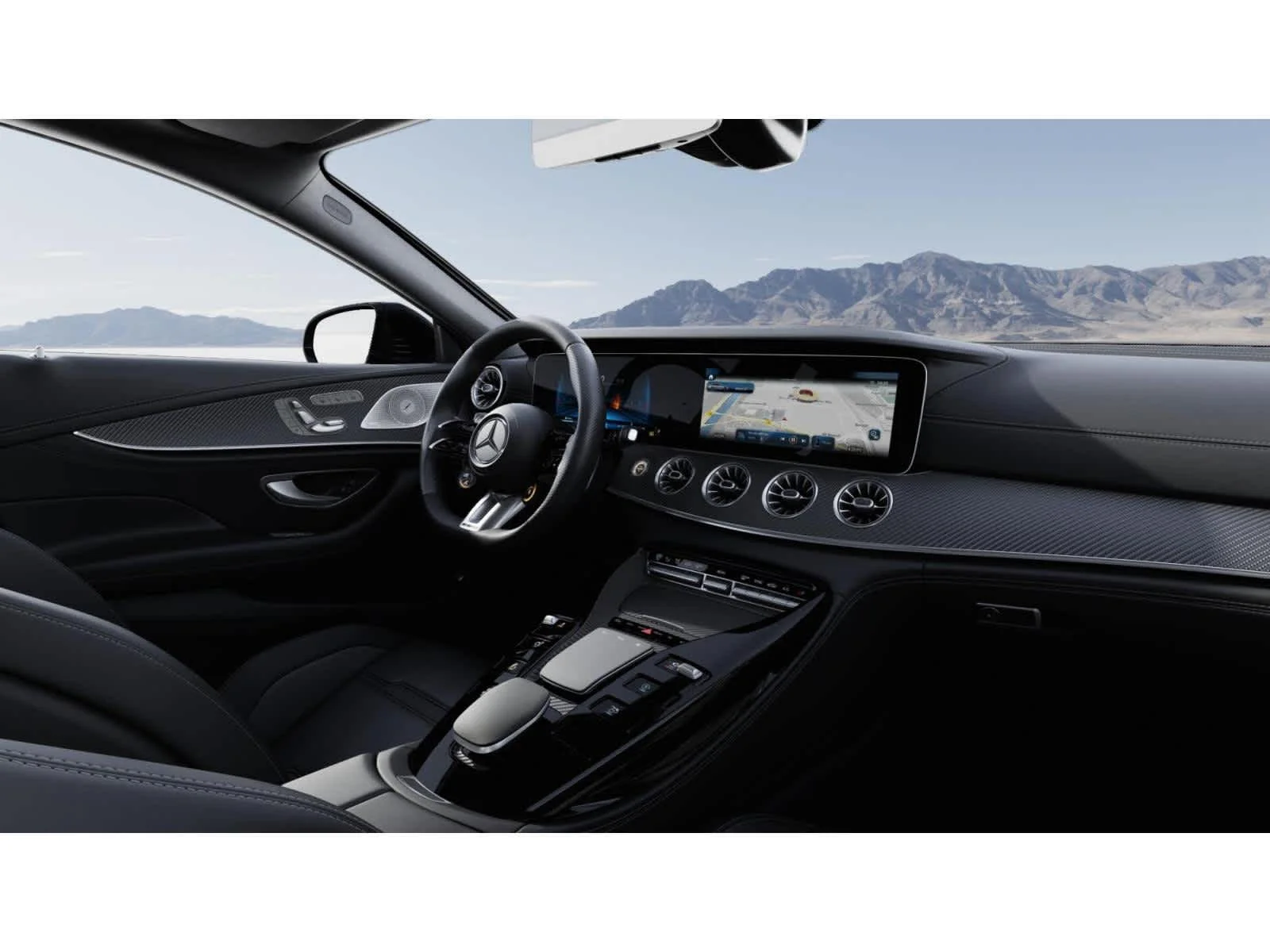 New 2026 Obsidian Black Metallic Mercedes-Benz AMG® GT 53 4-Door Coupe image 5