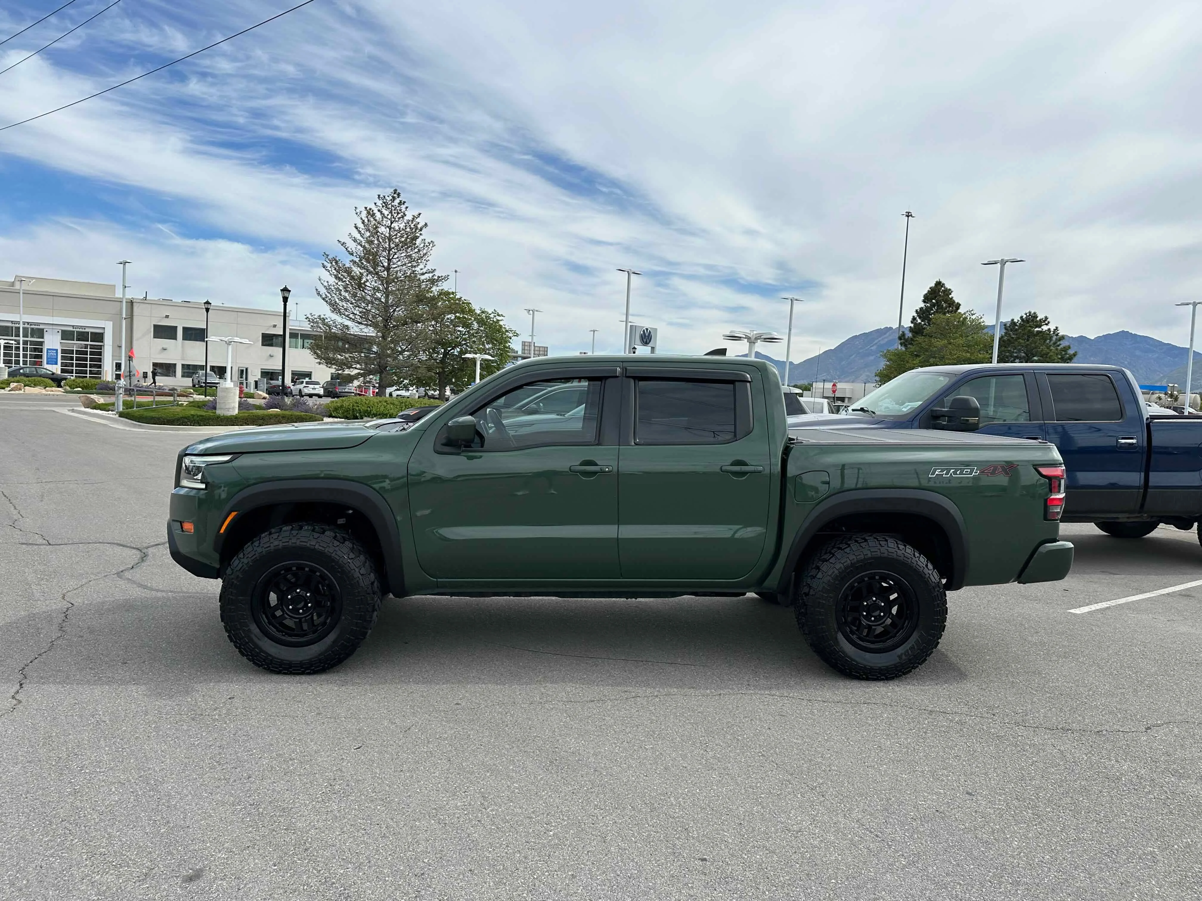 Used 2022 Tactical Green Metallic Nissan PRO-4X image 2