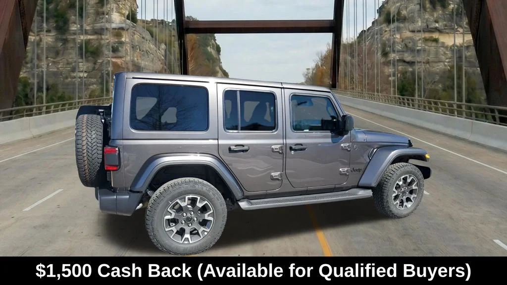 New 2026 Granite Crystal Metallic Clear-Coat Exterior Paint Jeep Sahara image 11