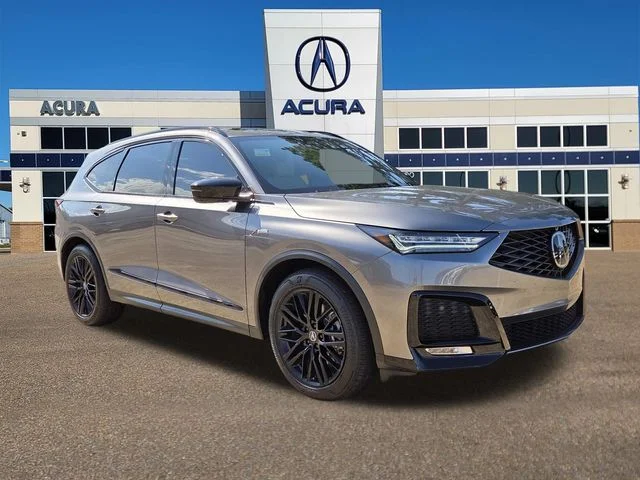 Certified Used 2025 Liquid Carbon Metallic Acura SH-AWD A-SPEC ADV image 1