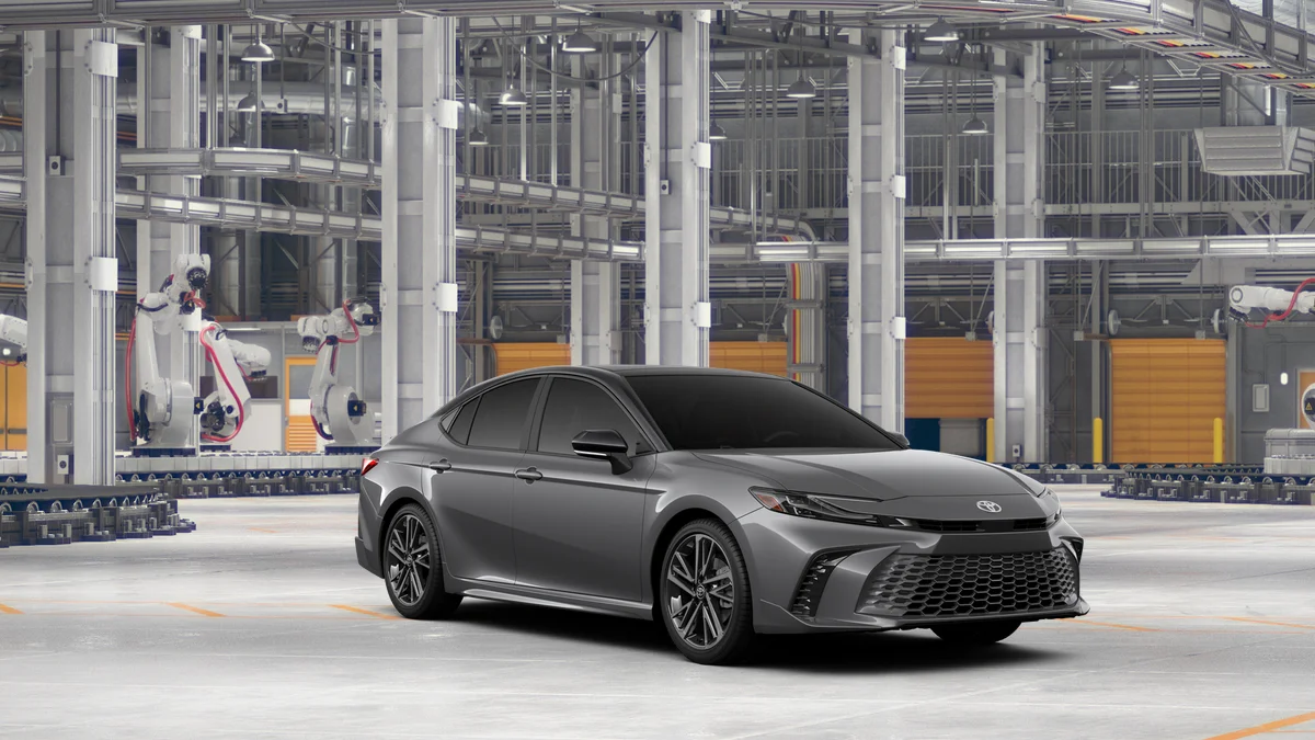 New 2026 Heavy Metal with Midnight Black Metallic roof Toyota XSE image 15