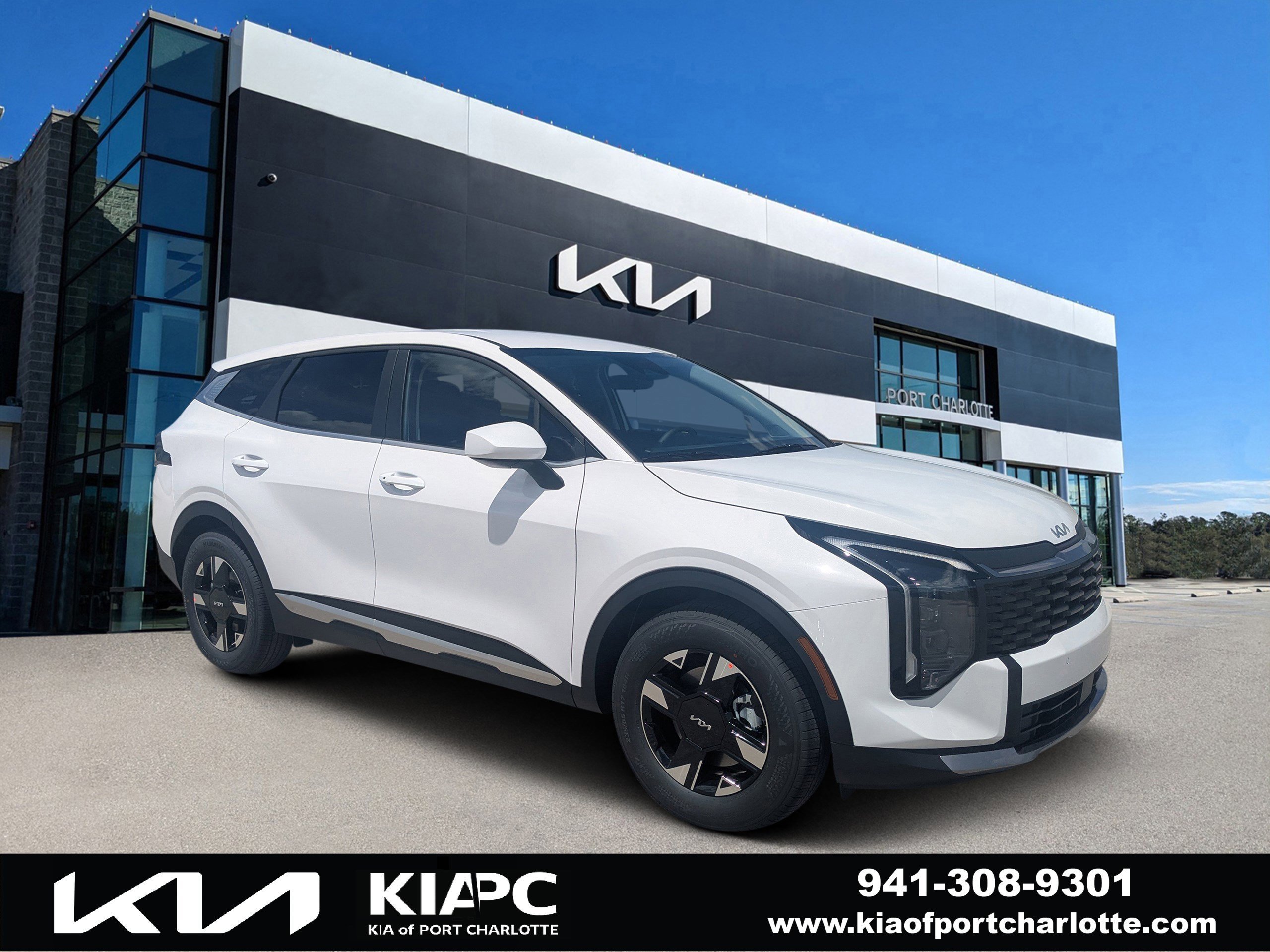 New 2026 Glacial White Pearl Kia LX image 1