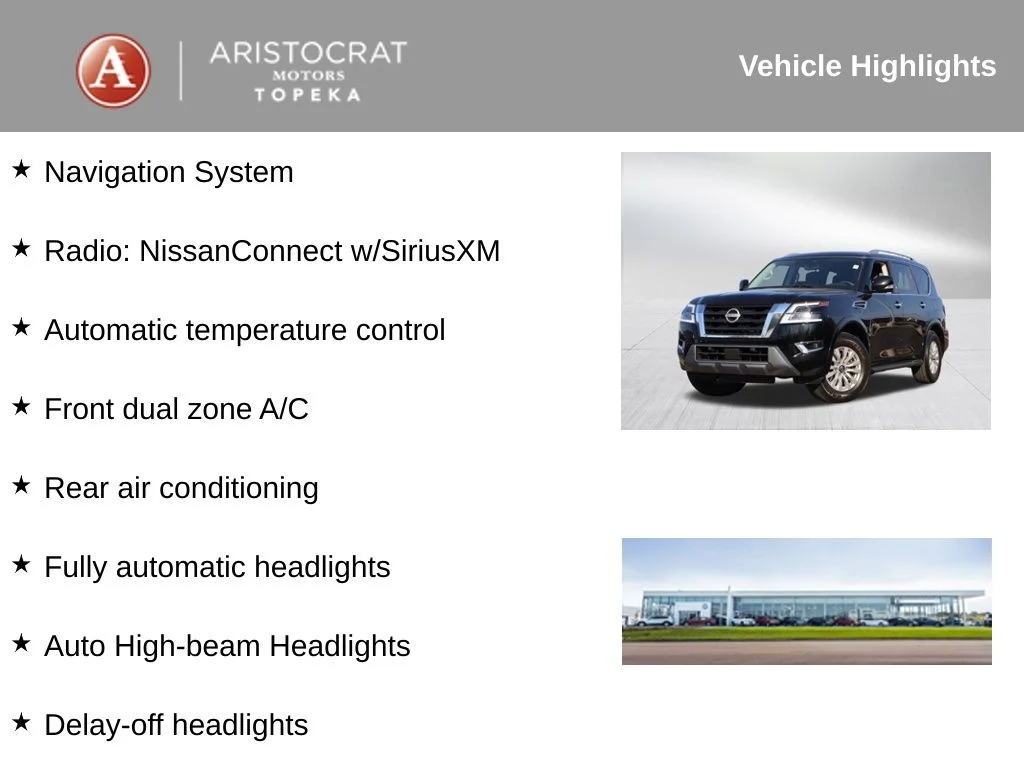 Used 2024 Nissan Armada SV with VIN JN8AY2AD8R9709802 for sale in Kansas City