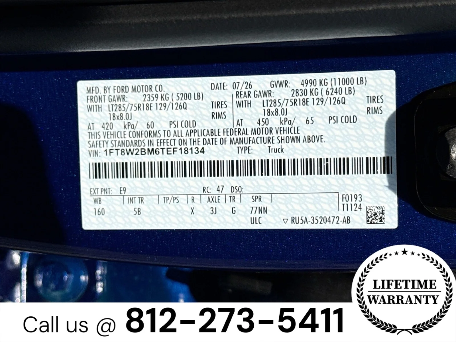 New 2026 Argon Blue Metallic Ford F-250® Lariat® image 34