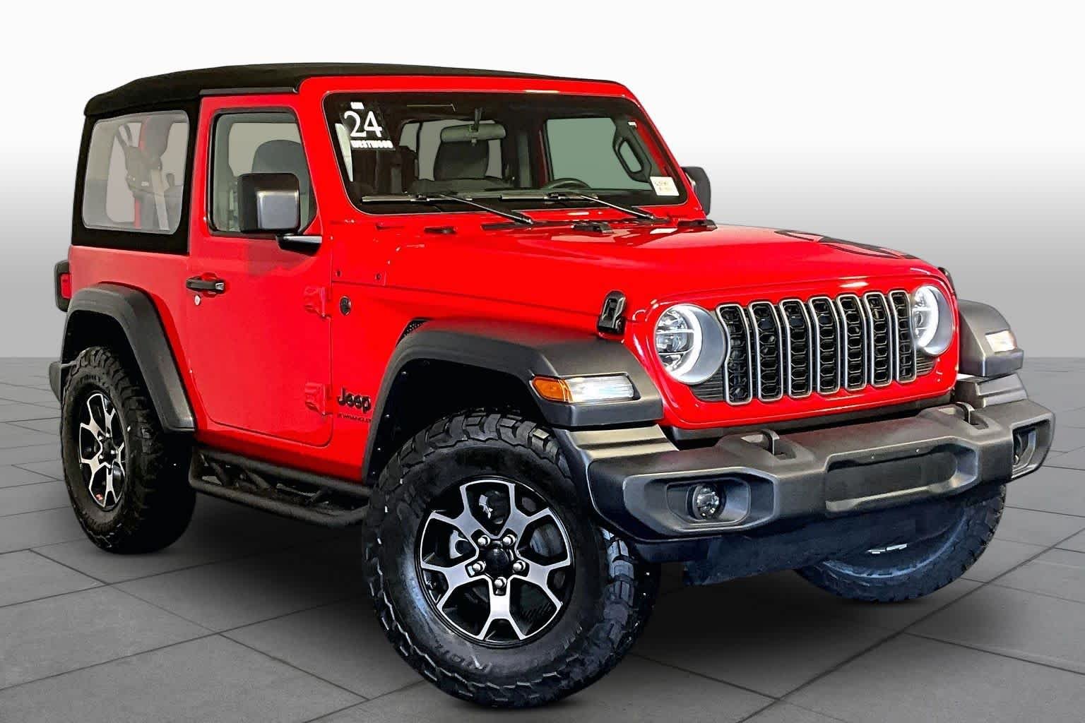 Used 2024 Firecracker Red Clearcoat Jeep Sport image 3