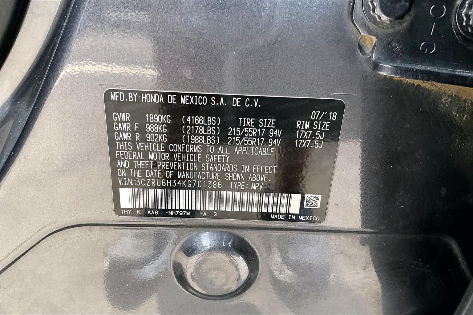 2019 Honda HR-V LX - Photo 35