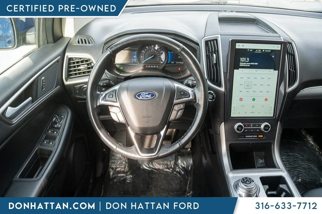 Certified Used 2022 Blue Ford SEL image 5