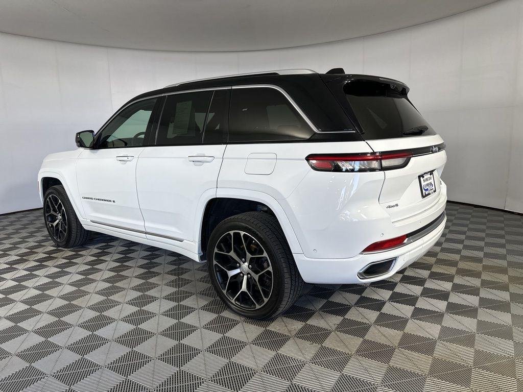 Used 2023 Bright White Clearcoat Jeep Summit Reserve image 7