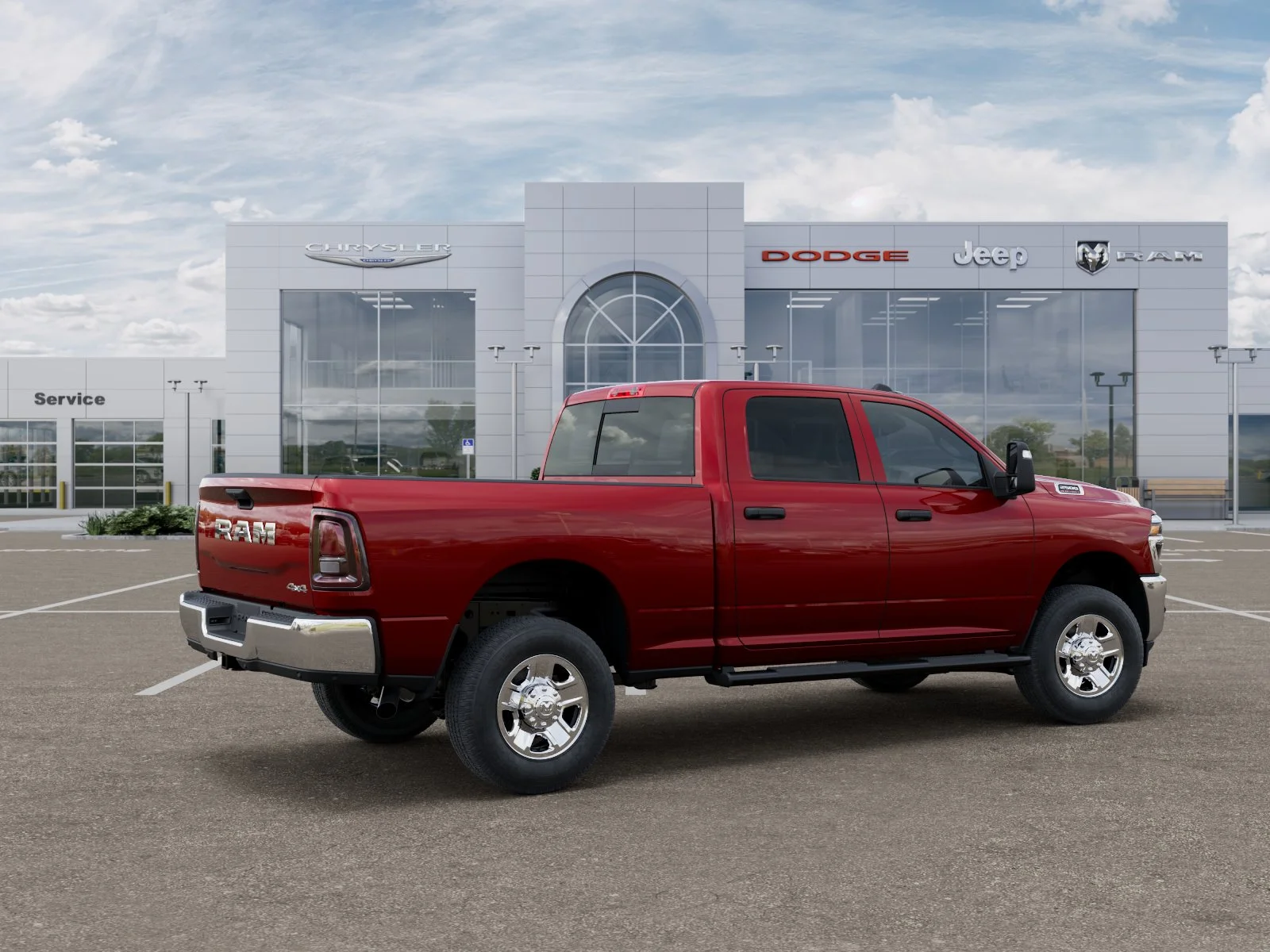 New 2026 Molten Red Pearlcoat RAM Tradesman image 35