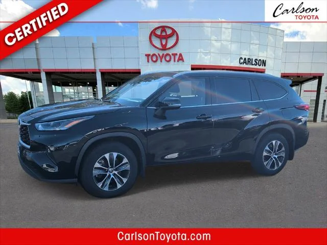 Certified Used 2021 MIDNIGHT BLACK METAL Toyota  image 1