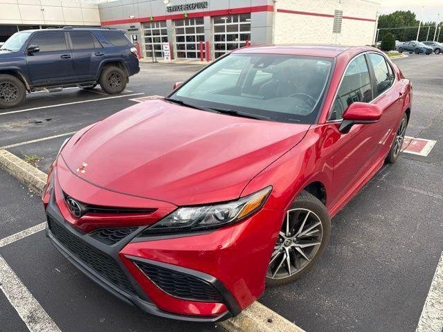 Certified Used 2021 Red Toyota SE image 58