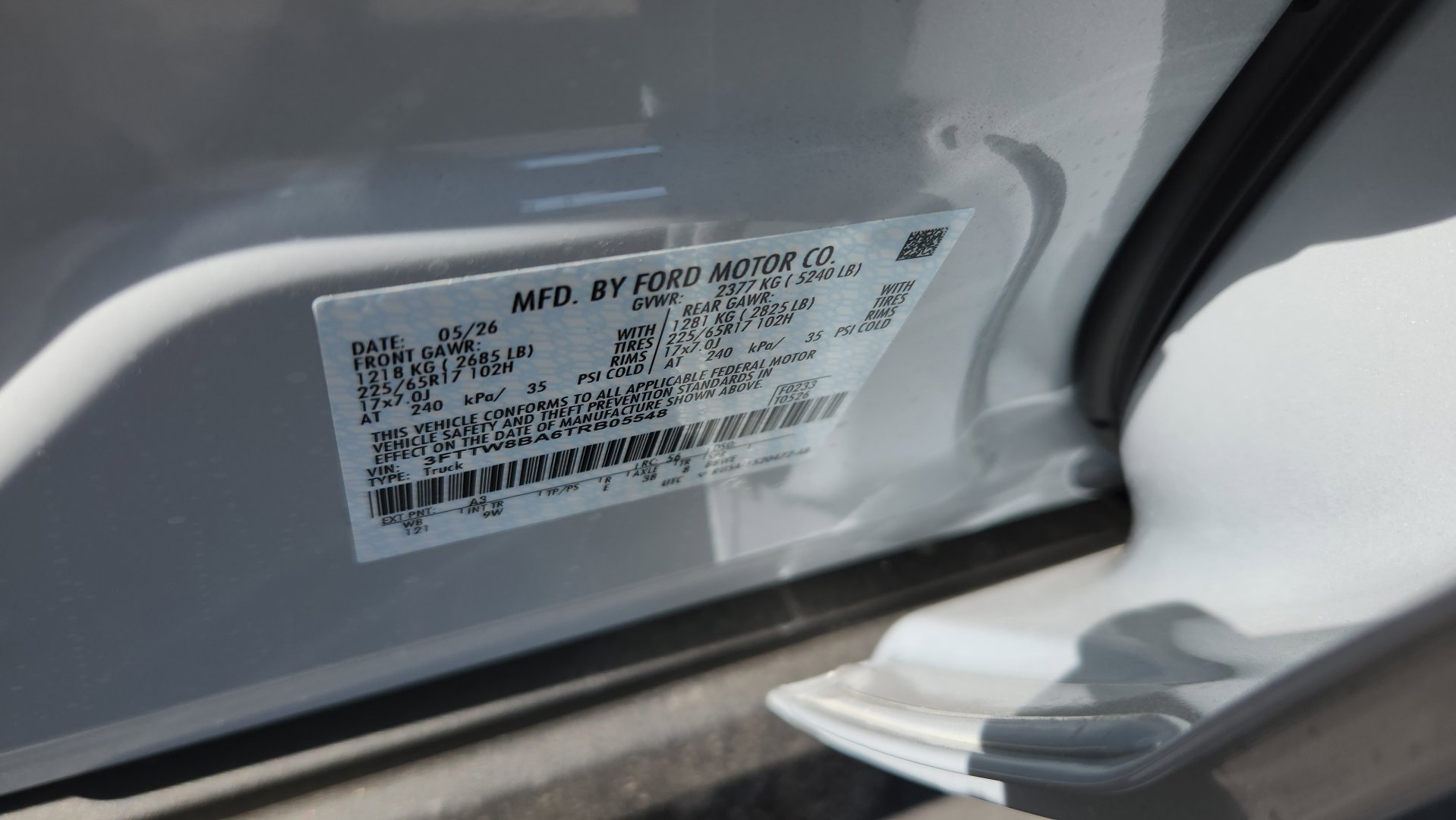 New 2026 Space White Metallic Ford XL image 11