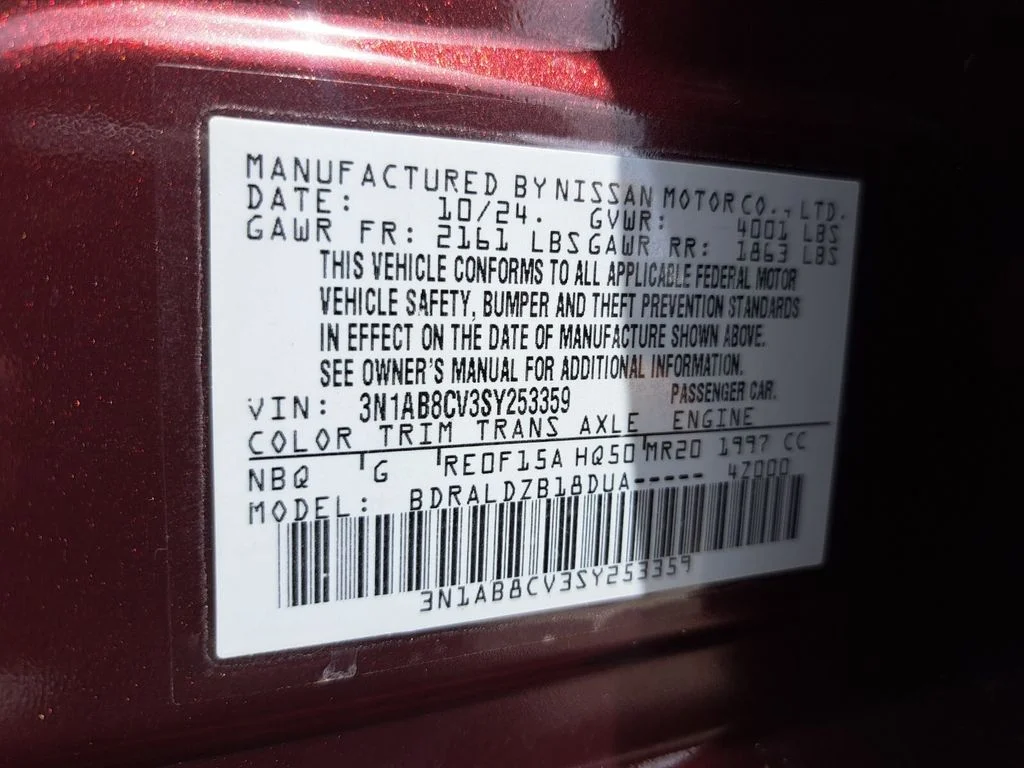 Used 2025 Red Nissan SV image 21