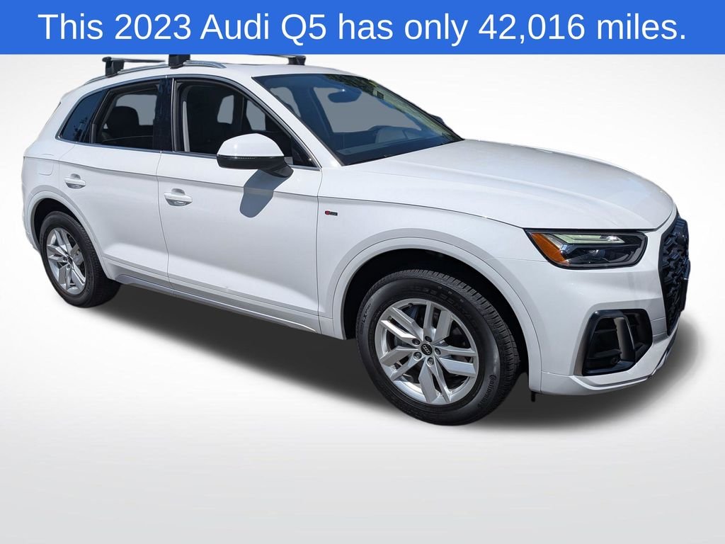 Used 2023 White Audi 45 S line Premium image 1