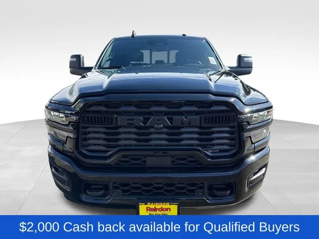 New 2026 Diamond Black Crystal Pearl-Coat Exterior Paint RAM Big Horn image 2